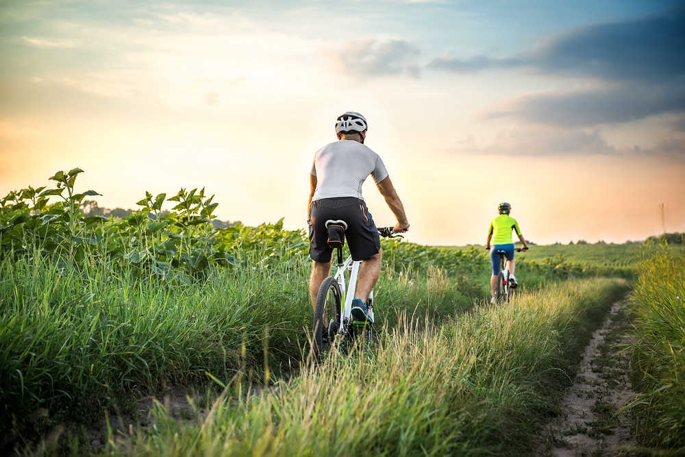 Los beneficios de montar en bicicleta en una zona rural